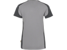 Damen-V-Shirt Contr. Perf. M titan/anth. - 50% Baumwolle, 50% Polyester, 160 g/m²