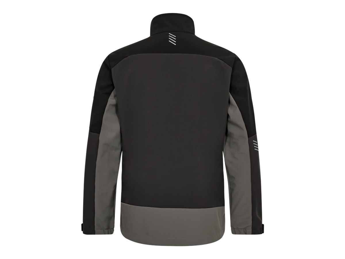 ENTIRE Softshelljacke Gr. 3XL - Anthrazitgrau/Schwarz