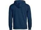 CLIQUE BASIC Hoody, Dark Navy Gr. 2XL - 80% Polyest. 20% Baumw. 300 g/m2