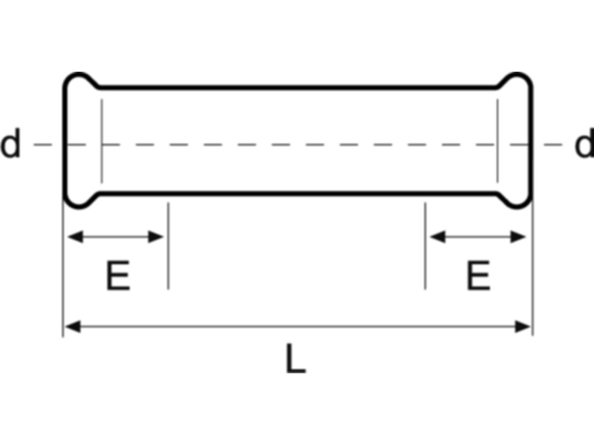 Eurotubi Langkupplung Inox