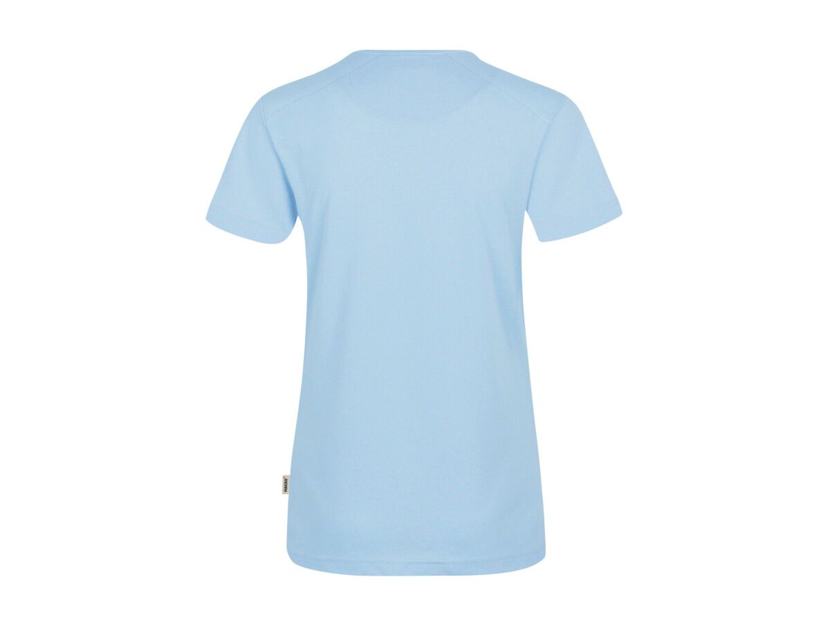 Damen V-Shirt Mikralinar PRO, Gr. M - hp eisblau