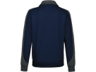Sweatjacke Contrast Perf. L tinte/anth. - 50% Baumwolle, 50% Polyester, 300 g/m²