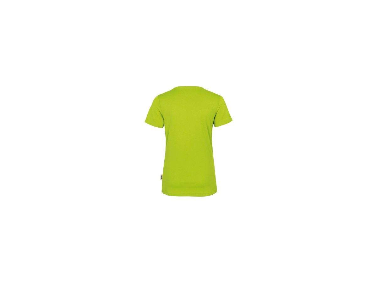 Damen-V-Shirt COOLMAX Gr. L, kiwi - 100% Polyester, 130 g/m²