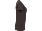 Damen-V-Shirt Perf. Gr. M, schokolade - 50% Baumwolle, 50% Polyester, 160 g/m²