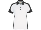 Damen-Polosh. Co. Perf. XS weiss/anth. - 50% Baumwolle, 50% Polyester, 200 g/m²