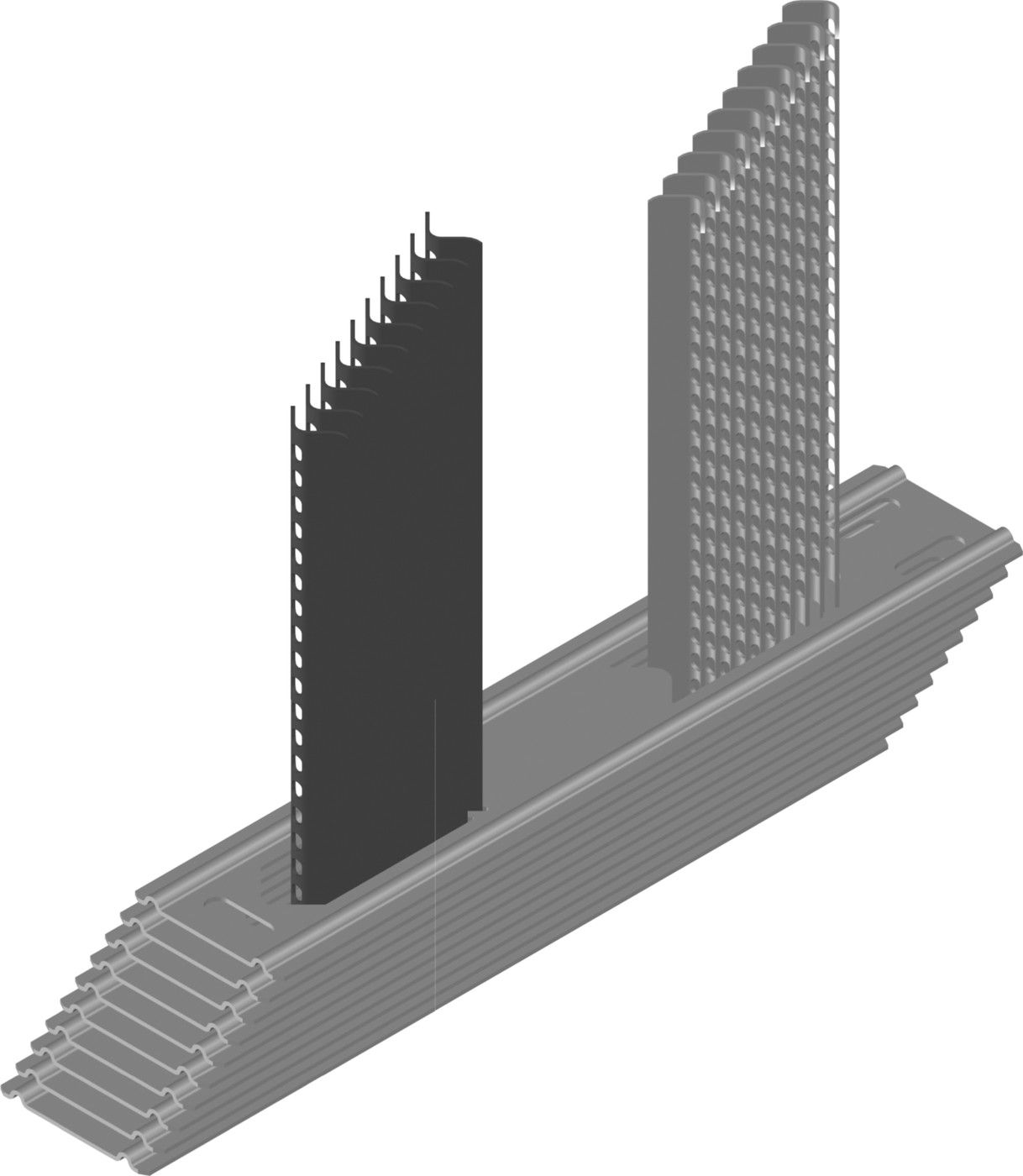 Einlegrohrschelle PIPEX universal 9.3 - auf Grundplatte schwarz