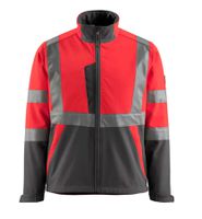 Mascot Kiama Shoftshelljacke Grösse 2XL - hi-vis rot/dunkelanthrazit