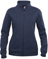 CLIQUE Basic Cardigan Sweatjacke Gr. 2XL - dunkelmarine, 65% PES / 35% CO, 280 g/m²