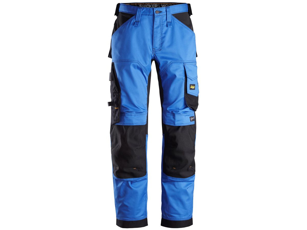 AllroundWork Arbeitshose, Gr. 636 - blau-schwarz, Stretch Loose Fit