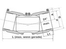 Plasson-Druckschweiss-Flexwinkel Nr.947C
