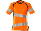 T-Shirt Damen-Passform zweifarbig - 50% PES/50% CO, 150 g/m2