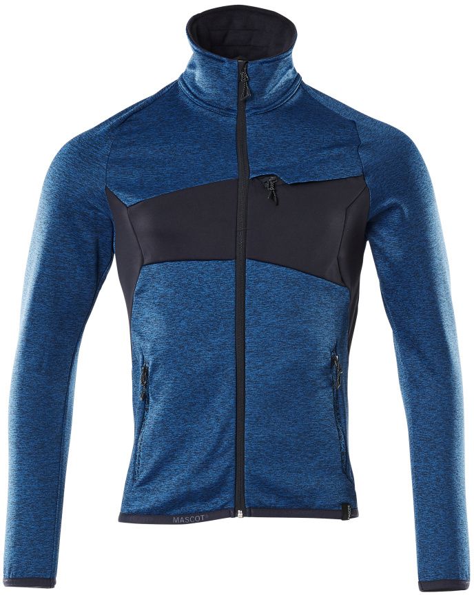Fleecepullover Microfleecejacke - mit Reissverschluss, 94% PES / 6% EL