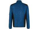 Strickfleecejacke Dawson, Gr. XL - royalblau meliert