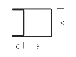 Profilstahlrohr Forster Nr.  32.854 - 50/50/20/1.5 mm