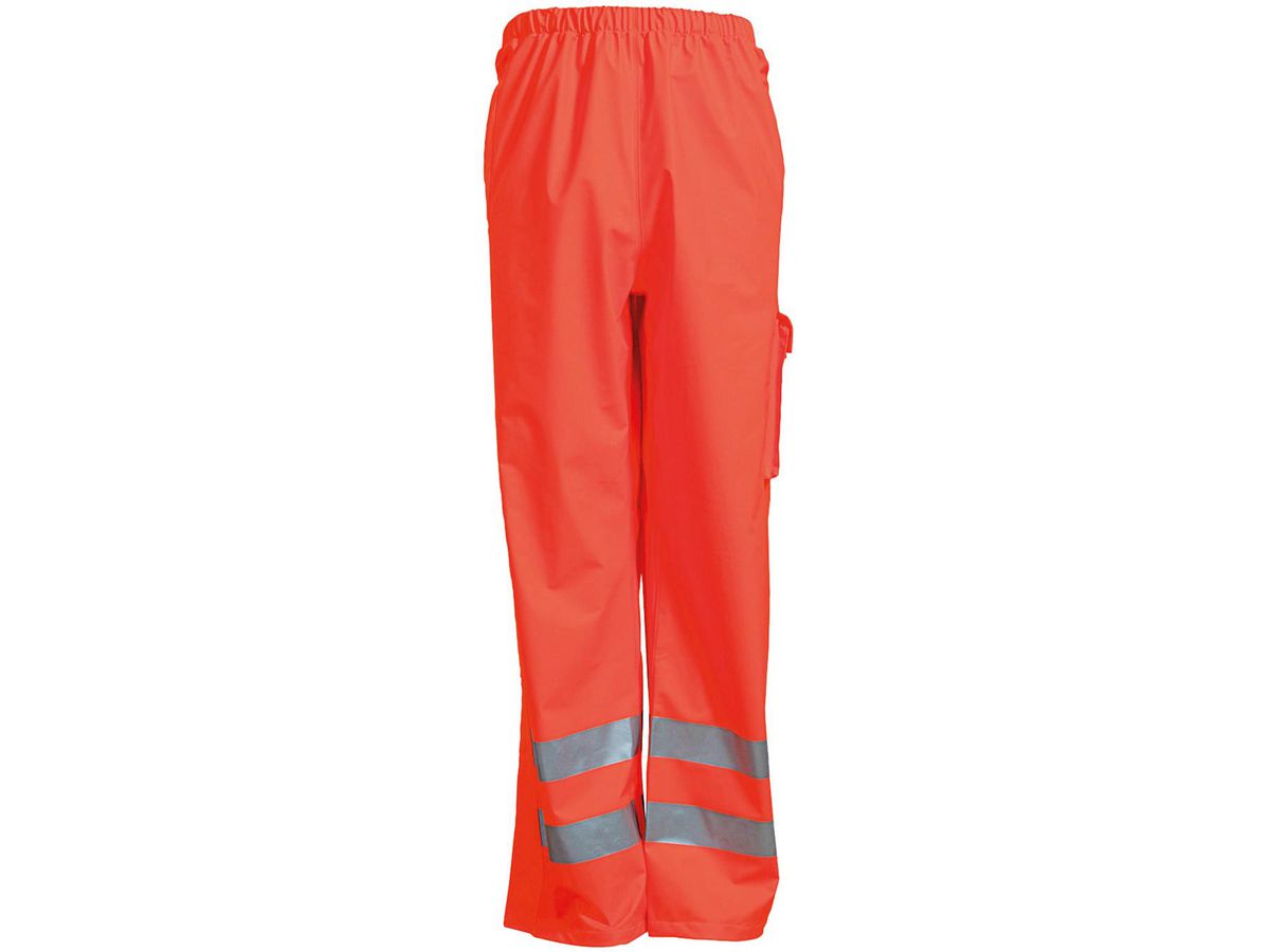 ELKA Bundhose DRY ZONE D-LUX, Gr. S - Warnorange, Reflexstr. Beinreissverschl.