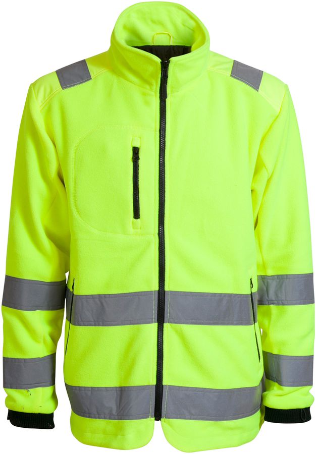 ELKA Xtreme fleece zip-in Jacke - 100% Polyester, fluororange
