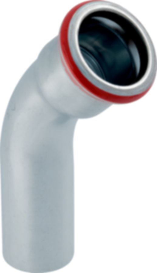 Mapress C-Stahl Bogen 45° - mit Steckende
