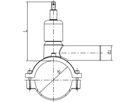Druckanbohrventile ALIAXIS FRIALEN DAV - d1 50 mm / d2 32 mm
