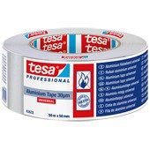 Aluminiumband TESA 30 µm - 50mmx50m, silber -40 bis +160°C
