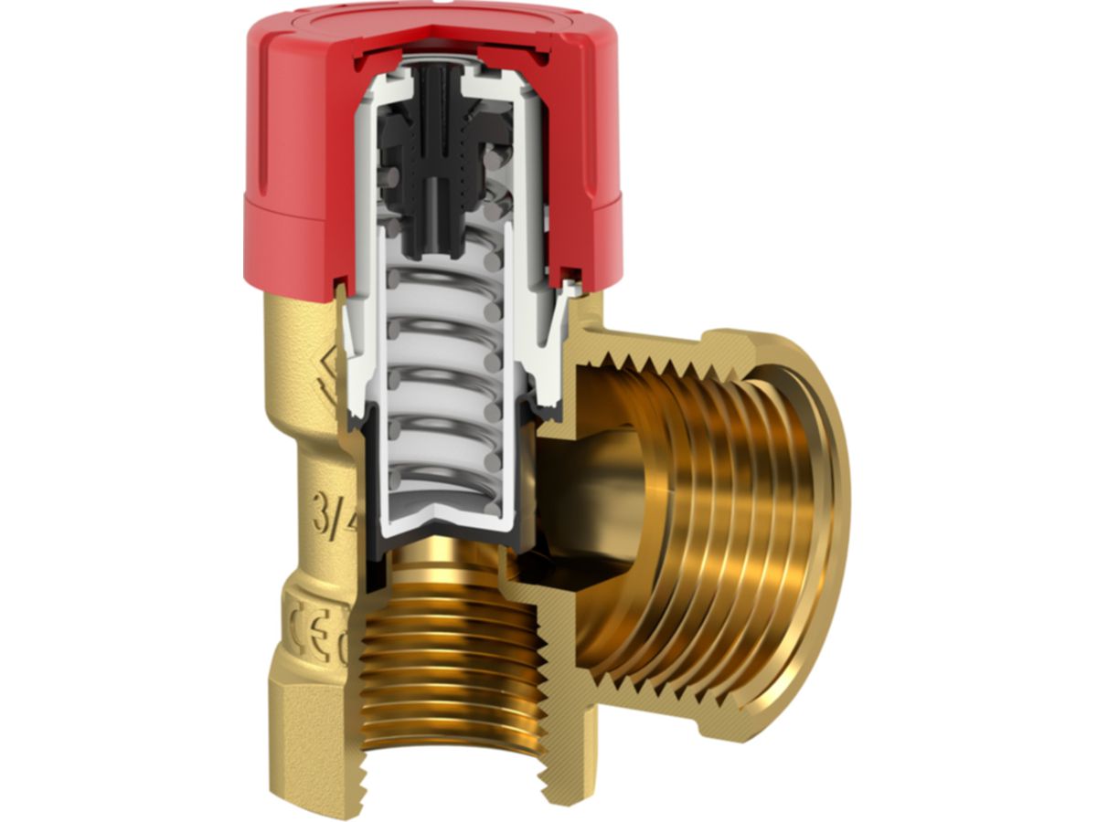 Sicherheitsventil Prescor für geschl. - Heizungs- und Kühlanlagen
