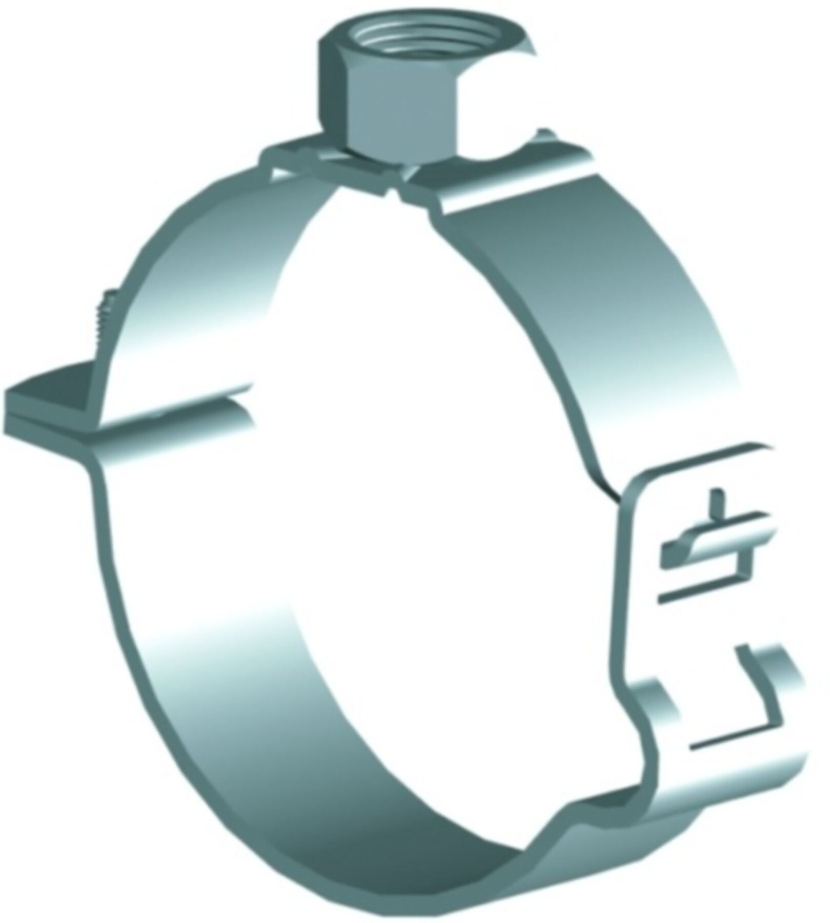 Geberit Rohrschelle mit Muffe 1/2"