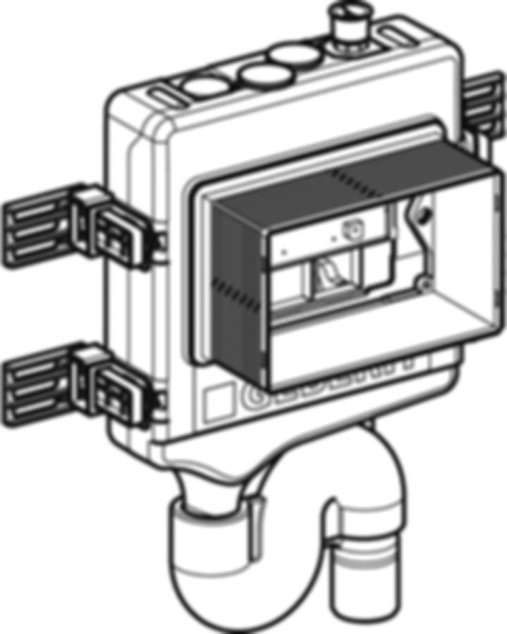 Geberit Hygienespülung mit einem - Wasseranschluss