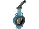 Ebro Absperrklappe DN 100 - Z011-A-therm, mit Rasterhebel