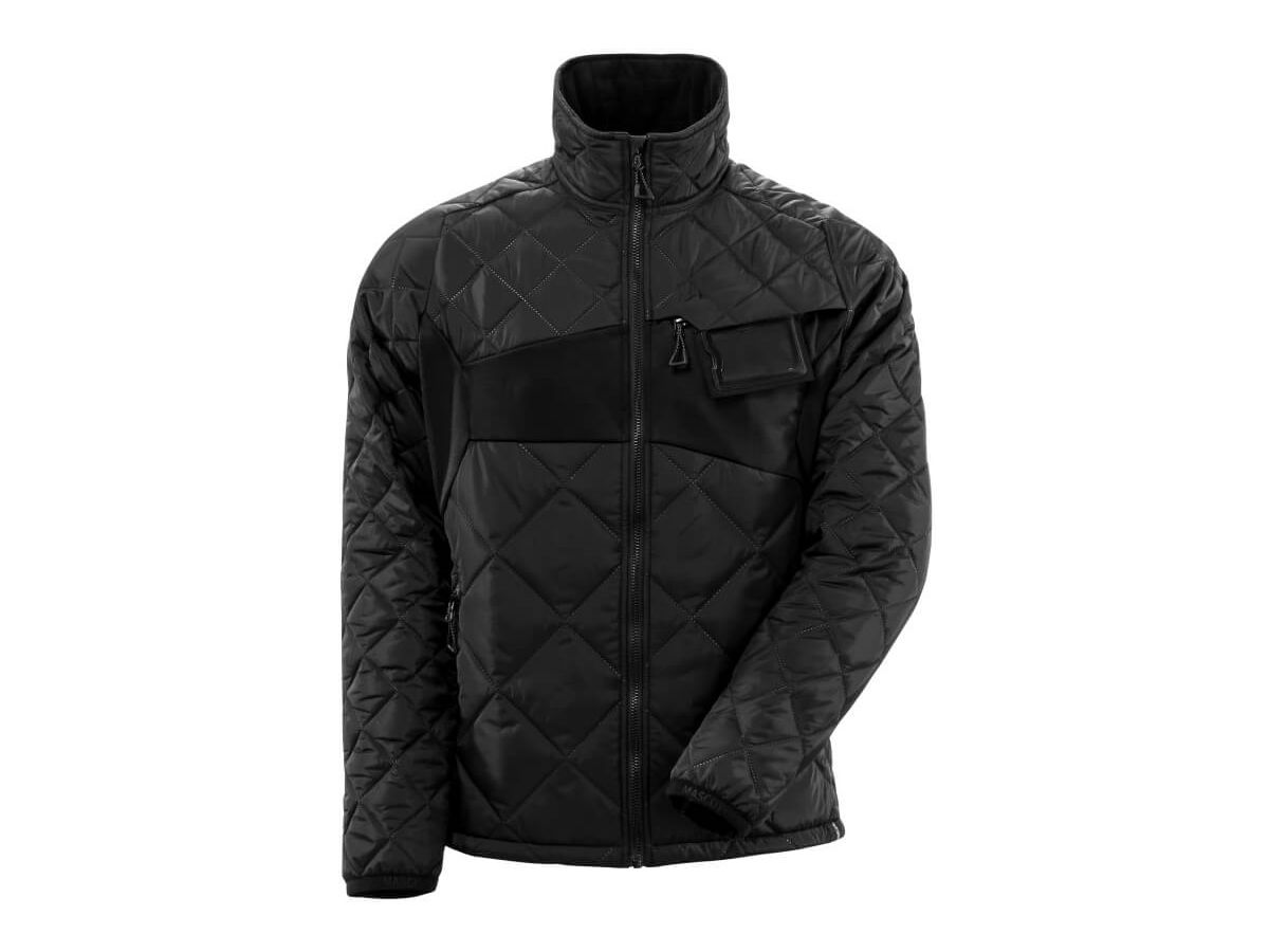 Thermojacke mit CLIMASCOT Gr. S - schwarz, wasserabweisend