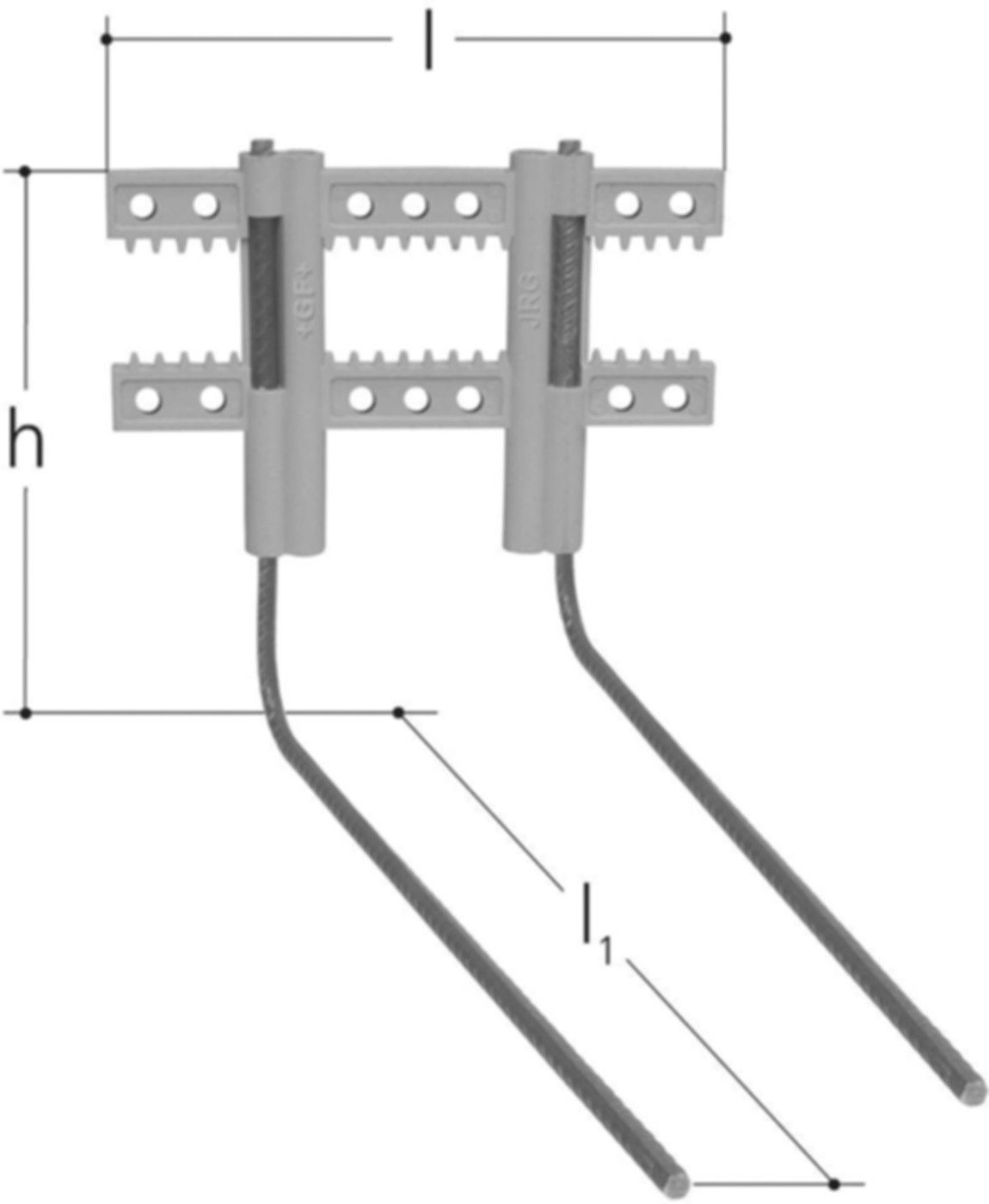 Sanipex Rohrstütze einfach
