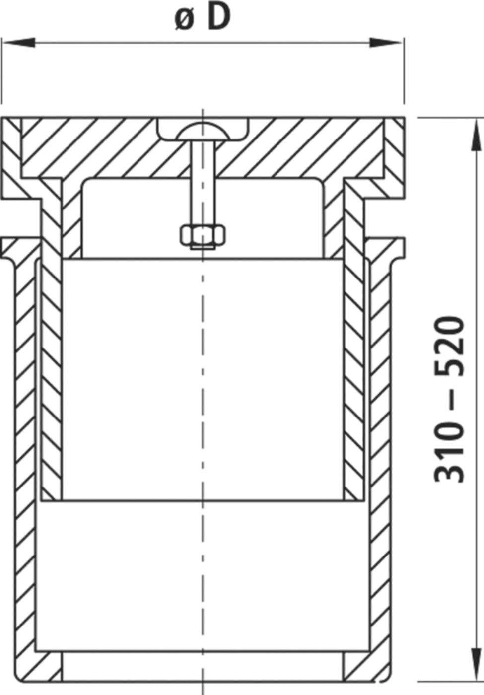 Strassenkappe EASY-LIFT
