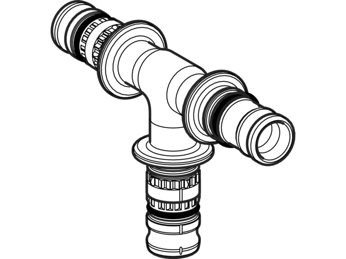 Geberit Mepla-T-Stück   26-MF20-20 - Meplafix