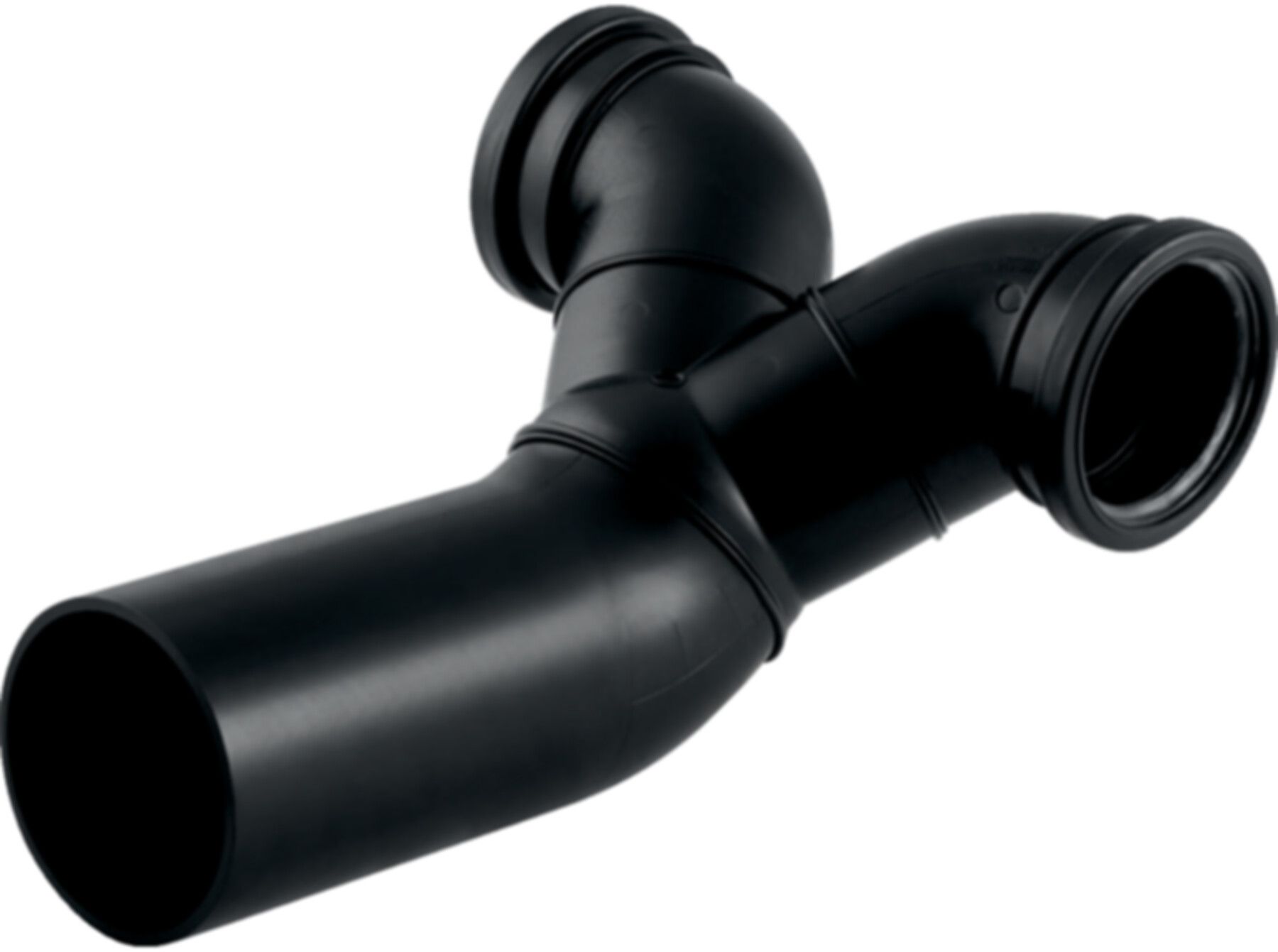 Geberit PE Wandklosett-Doppelbogen 180° - etagiert