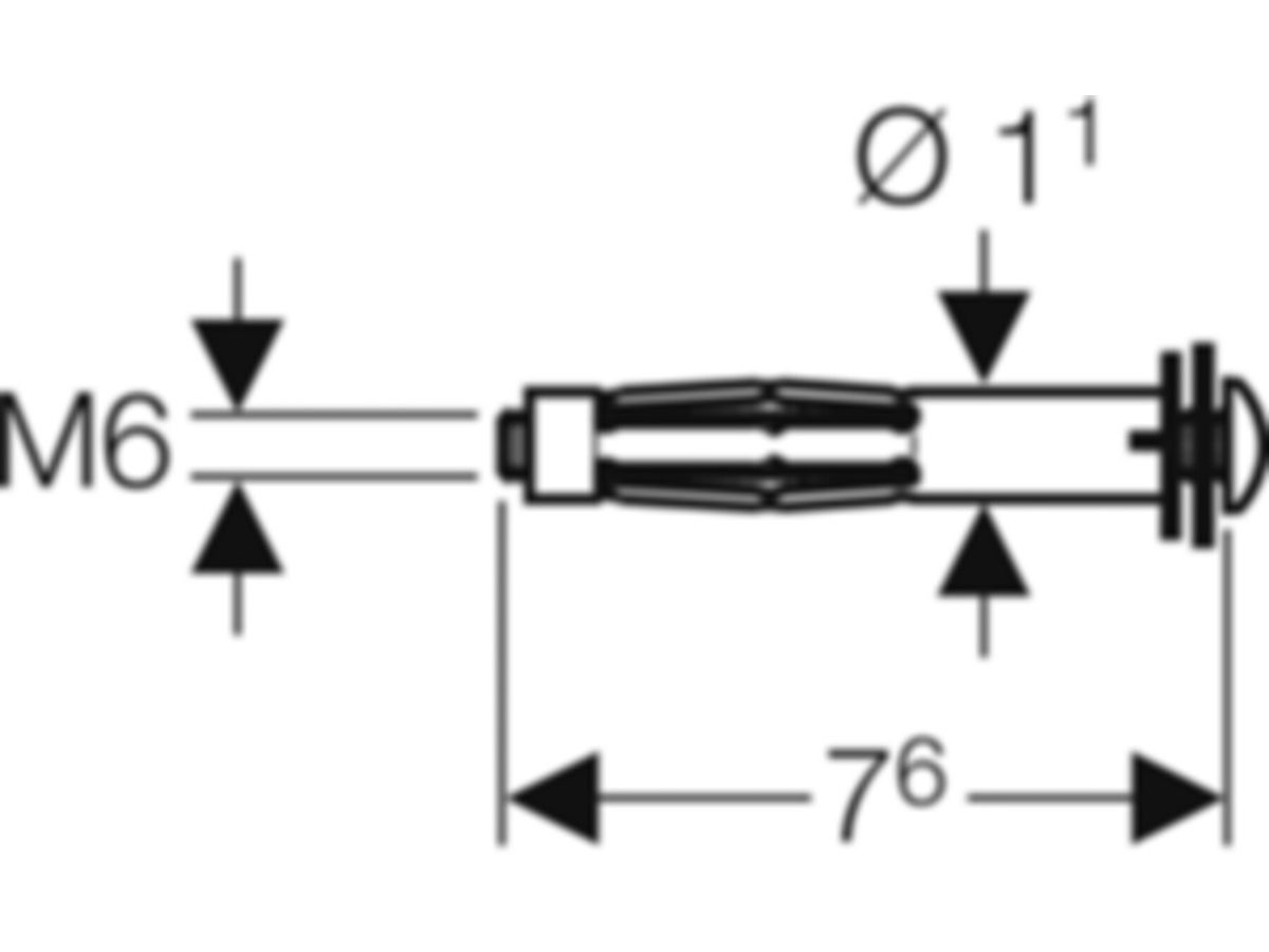 Geberit Hohlraumdübel