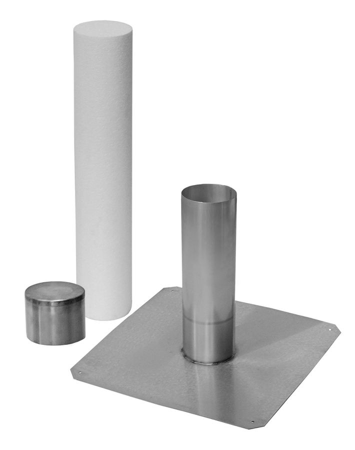 Kontrollstutzen Flachdach - Kupfer Nr. 470