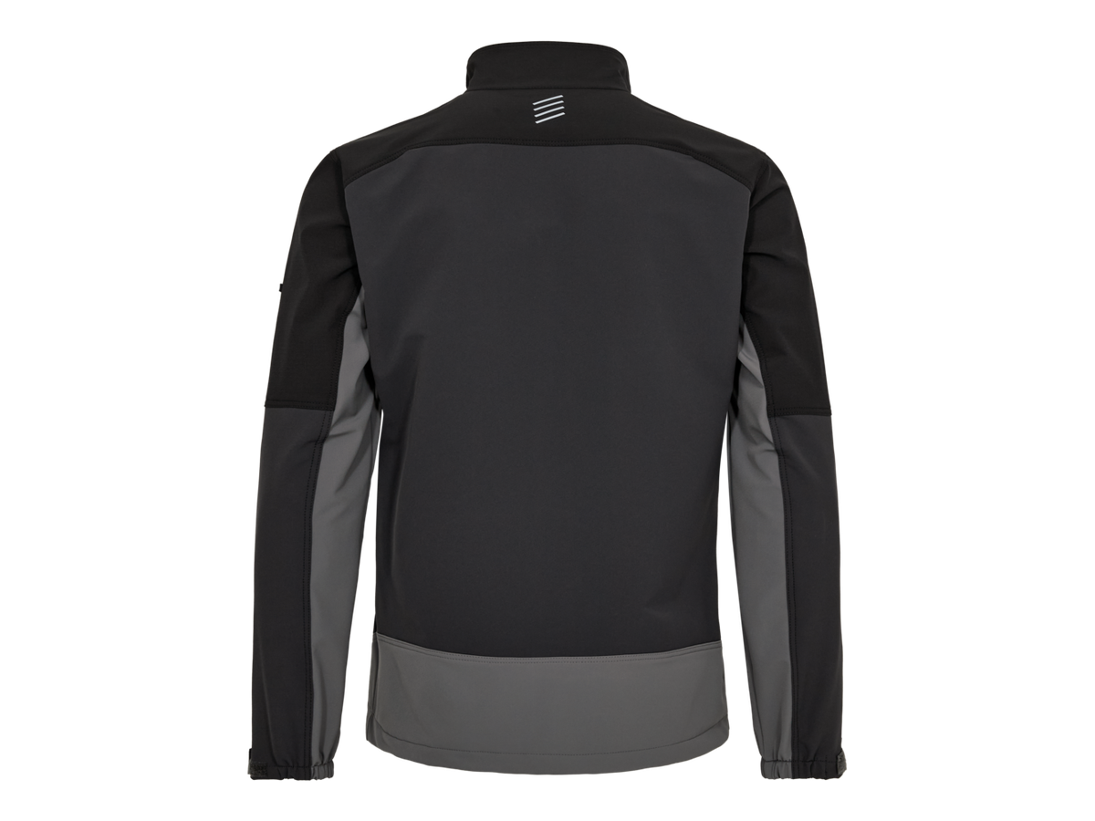 ENTIRE Arbeitsjacke Gr. S - Anthrazitgrau/Schwarz, 4-Wege-Stretch