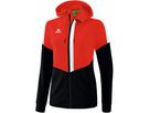 Squad Trainingsjacke mit Kapuze - rot/schwarz/weiss, 100% PES