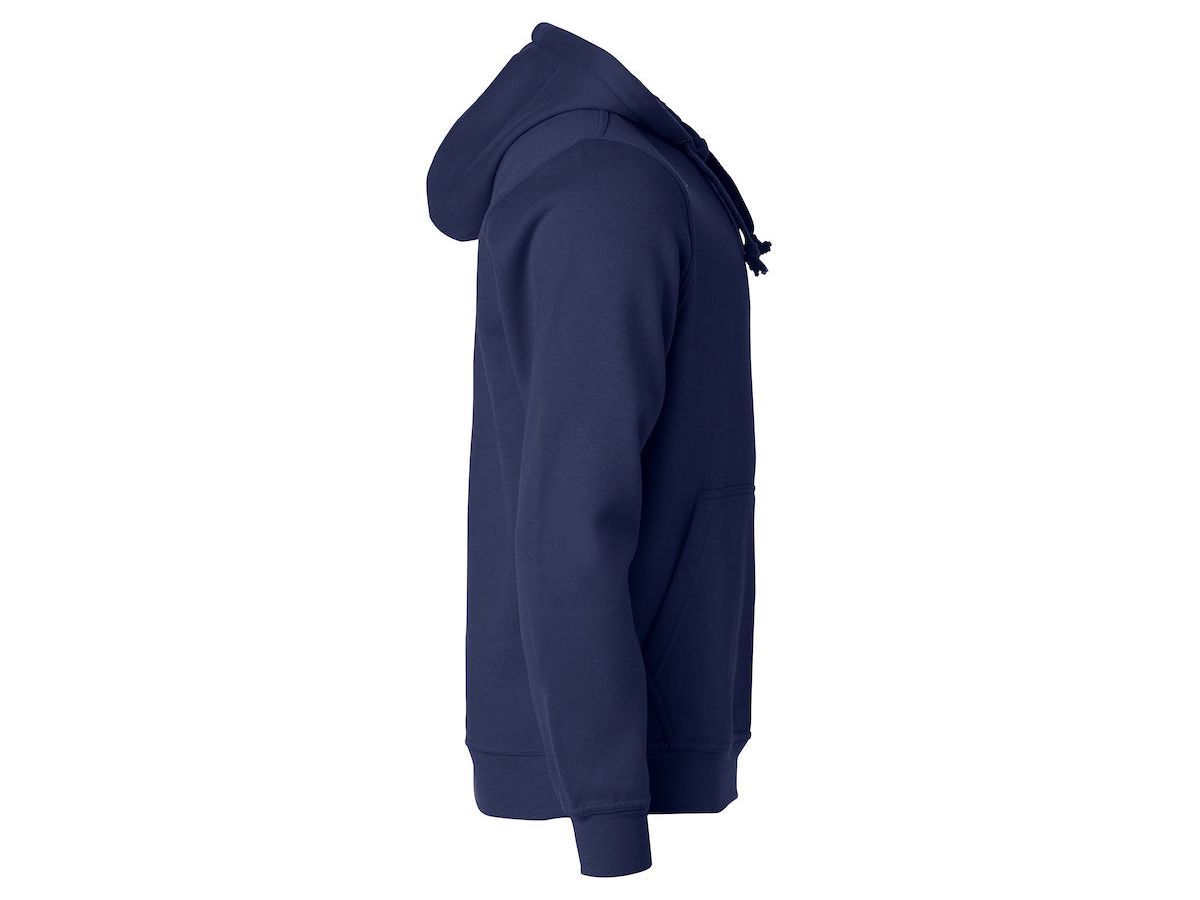 CLIQUE BASIC Hoody Junior Gr. 140 - dunkelmarine, 65% PES / 35% CO, 280 g/m²
