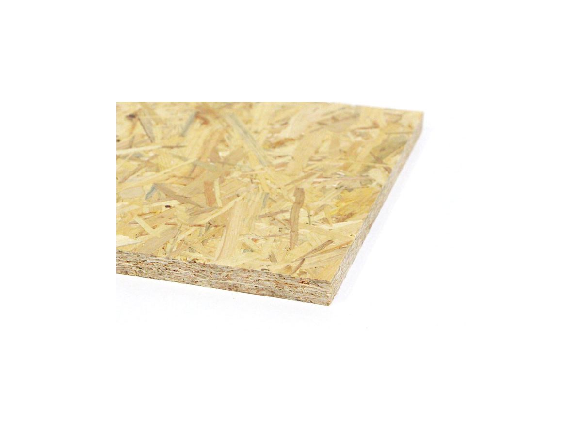 OSB 3-Platten, 25 mm, V100, ungeschliff. - 1250 x 2500 mm, formaldehydfrei verleimt