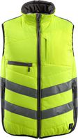 Winterweste GRIMSBY, Gr. 2XL - hi-vis gelb/dunkelanthrazit, 100% PES