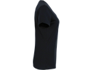 Damen-V-Shirt Perf. Gr. 5XL, schwarz - 50% Baumwolle, 50% Polyester, 160 g/m²