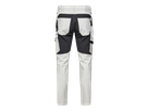 ENTIRE Arbeitshose Gr. 46 - Bone White/Anthracite grey, 4-W-Stretch
