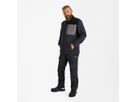 ENTIRE Gesteppte Fleecejacke Gr. 2XL - Anthrazitgrau/Schwarz