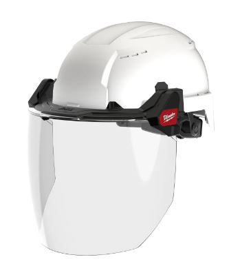 Kunststoffhelm BOLT 200 weiss belüftet - Milwaukee, Industriekletterhelm