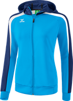 Liga 2.0 Trainingsjacke mit Kapuze - curacao/new navy/weiss, 100% PES