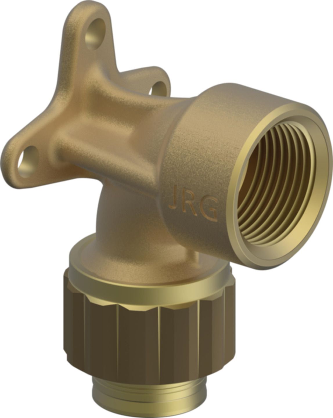 Anschlusswinkel +GF+ JRG Sanipex einfach - mit IG und Bördel-Verschraubung