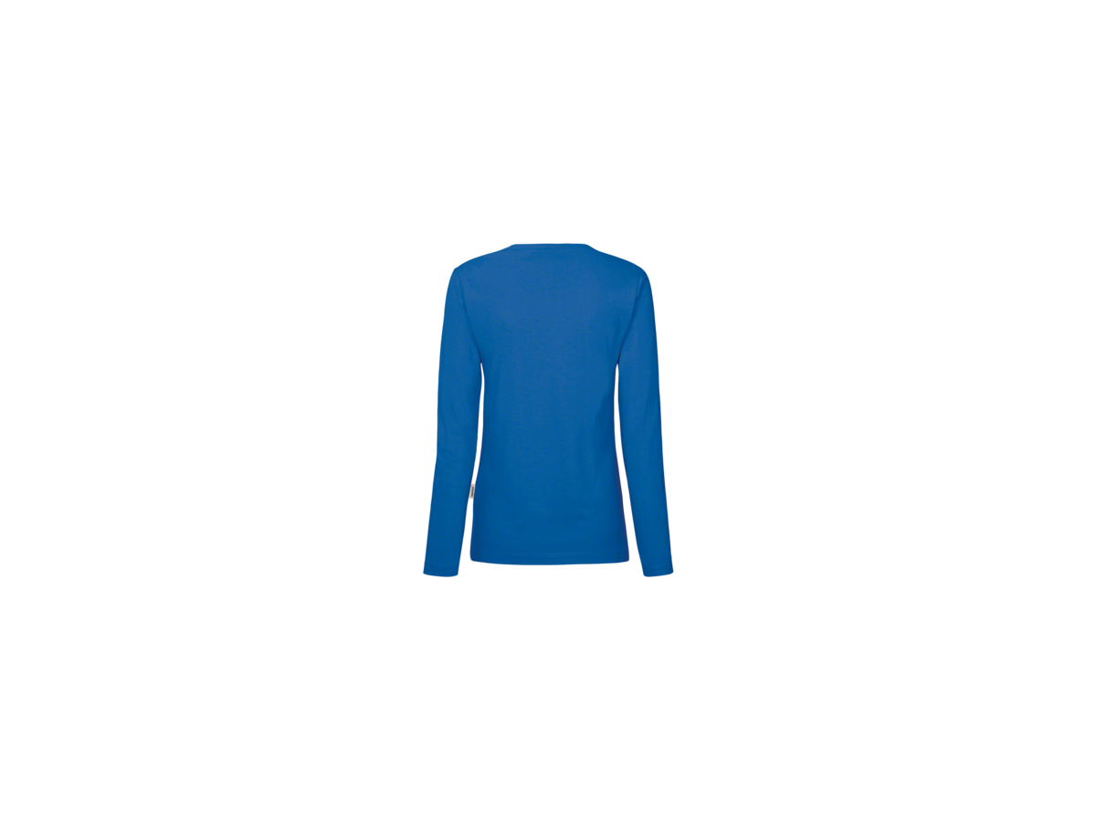Damen-Longsleeve Perf. Gr. L, royalblau - 50% Baumwolle, 50% Polyester, 190 g/m²