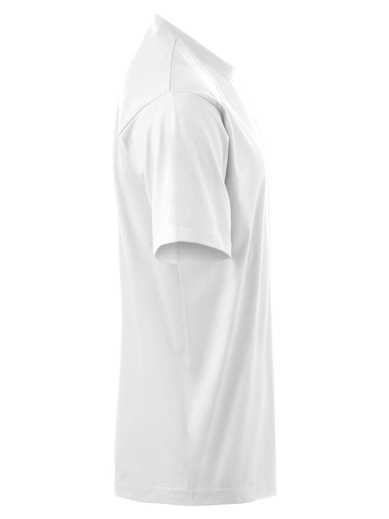 CLIQUE CLASSIC-T, Kurzarm, Gr. M - weiss, unisex, Rundhals, 100% Baumwolle