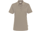 Damen-Poloshirt Perf. Gr. 4XL, khaki - 50% Baumwolle, 50% Polyester, 200 g/m²