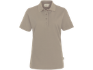Damen-Poloshirt Perf. Gr. XL, khaki - 50% Baumwolle, 50% Polyester, 200 g/m²