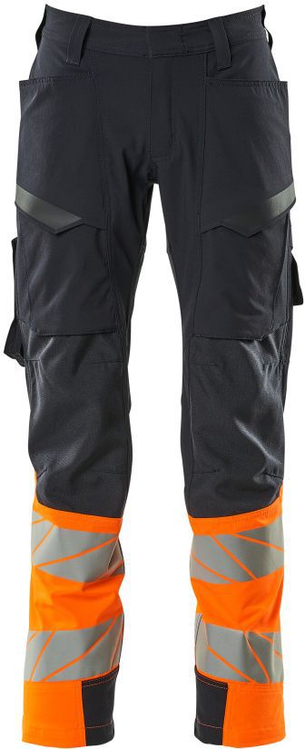 Hose mit Schenkeltaschen, Stretch - 83% rPES / 17% EOL, 205 g/m2